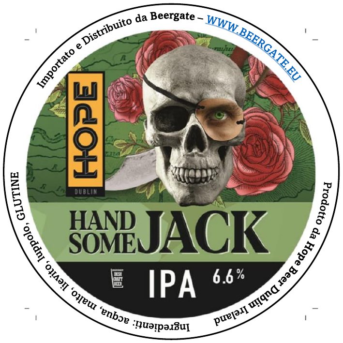 Medaglione da spina Hope Handsome Jack IPA