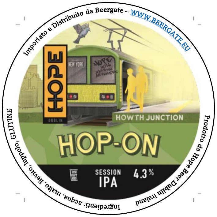 Medaglione da spina Hope Hop-On Session IPA