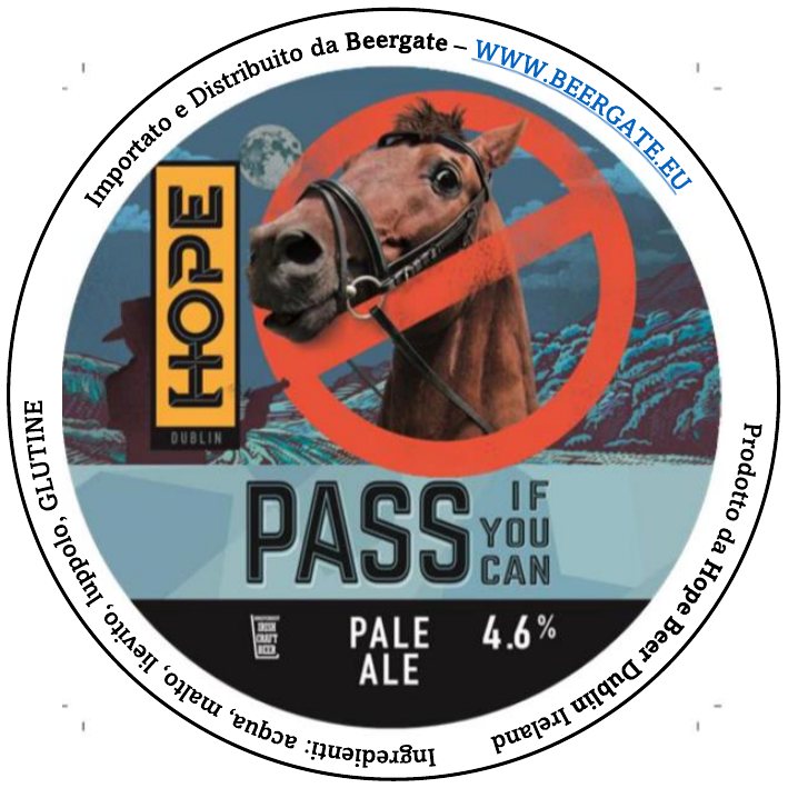 Medaglione da spina Hope Passifyoucan Pale Ale