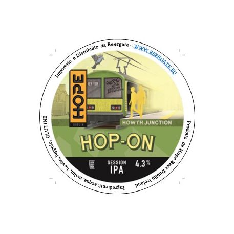 HOPE BEER DUBLIN - Hop On Session IPA 30LT 4.3%