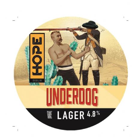 HOPE BEER DUBLIN - Underdog Session Lager 30LT 4.8%