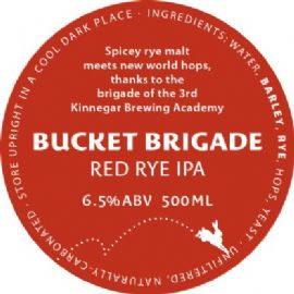 KINNEGAR BREWING Bucket Brigade Red Rye IPA 30LT 6.5%