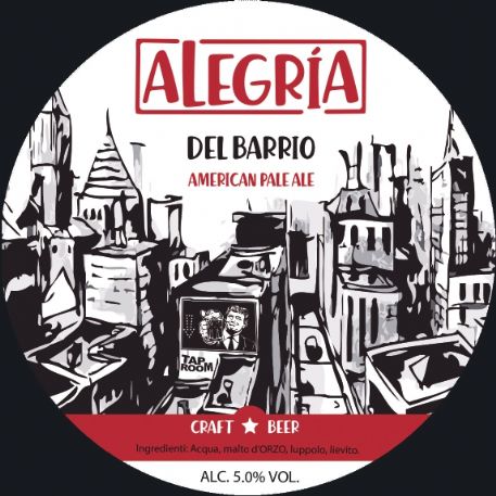 C. ALEGRIA - Alegria Del Barrio APA 30LT 5% - GLUTEN FREE