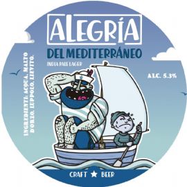 C. ALEGRIA - Alegria Del Mediterraneo Session IPA 30LT 5.7% - GLUTEN FREE