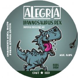 C. ALEGRIA -  IPAnnosaurus Rex - DDH IPA 30LT 8% - GLUTEN FREE