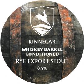 KINNEGAR BREWING BARREL AGED Rye Export Stout 20LT 8.5% ABV 6 MESI