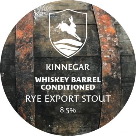 KINNEGAR BREWING BARREL AGED Rye Export Stout 20LT 8.5% ABV 6 MESI