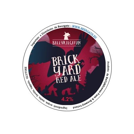 BALLYKILCAVAN - Brickyard Red Ale 30LT 3.9% - IBU 25