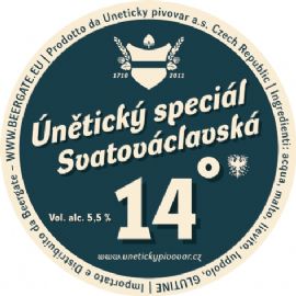 UNETICKY PIVOVAR
Svatováclavská 5.8%  - 14° SPECIAL